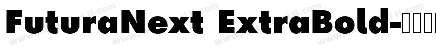 FuturaNext ExtraBold字体转换